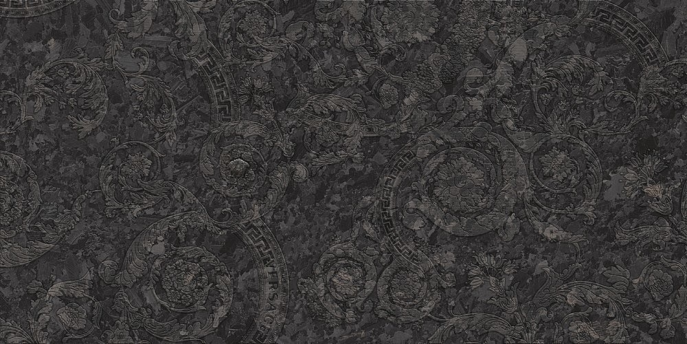 47370A Meteorite Megabarocco Nero Lap R 60x120 Versace (Gardenia Orchidea) фото 4