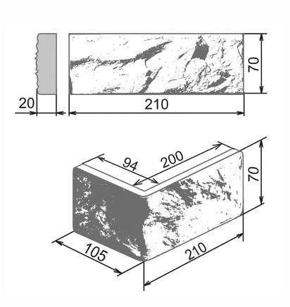 Неаполь 384 Плоскость 210х70х20 Камелот