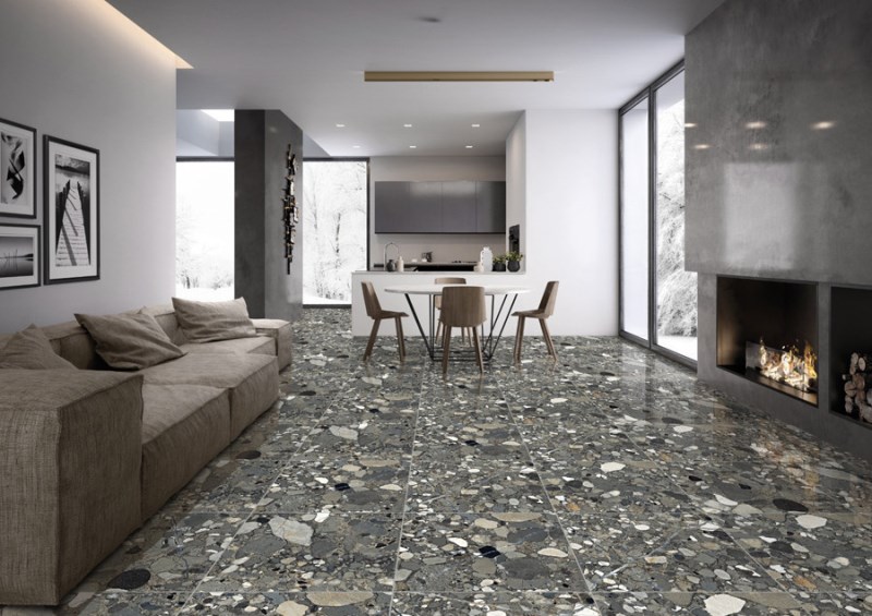 Gufa Nero Italica Tiles