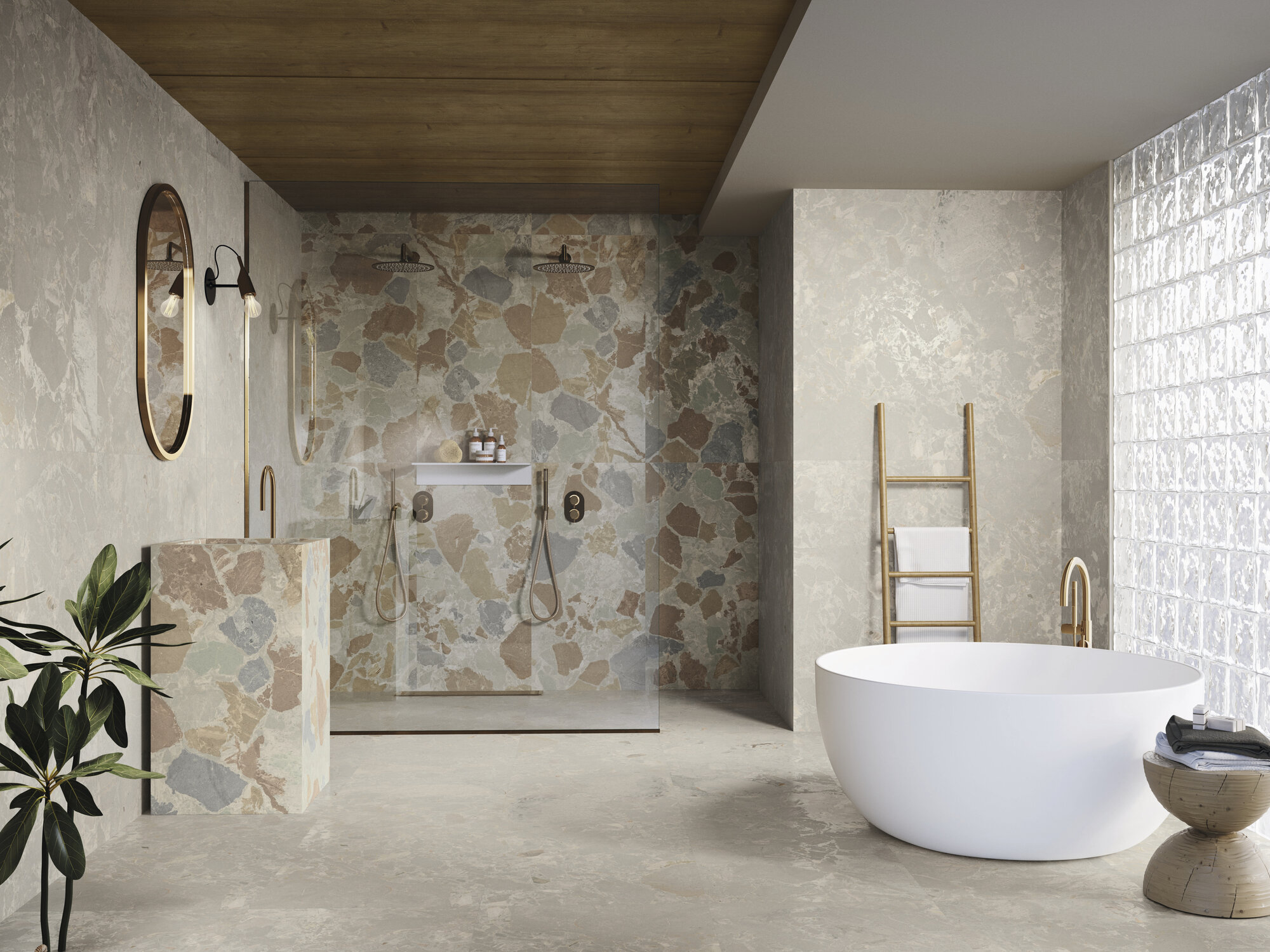 A040242 Aurora Taupe Honed Rect 60x120 Ape Ceramica