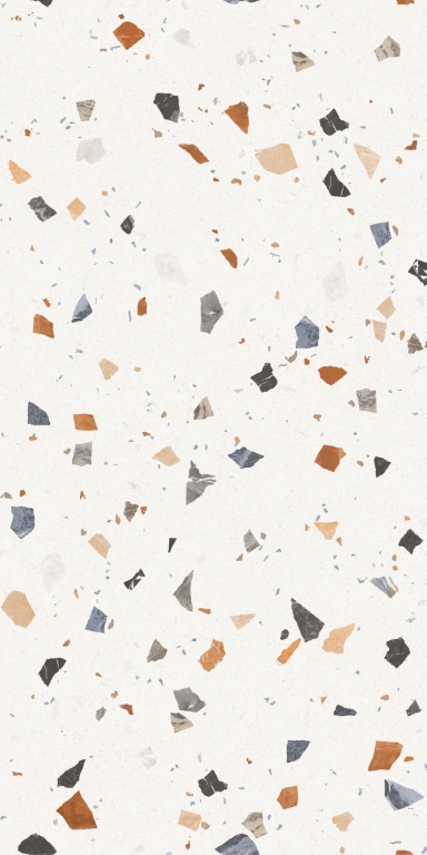 Terazo White Glister Carving 60x120 Casati Ceramica