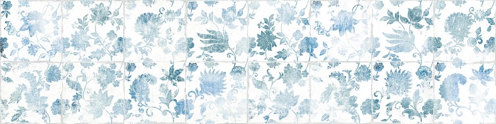 Florentina Celeste Mix 15x15 Nanda Tiles