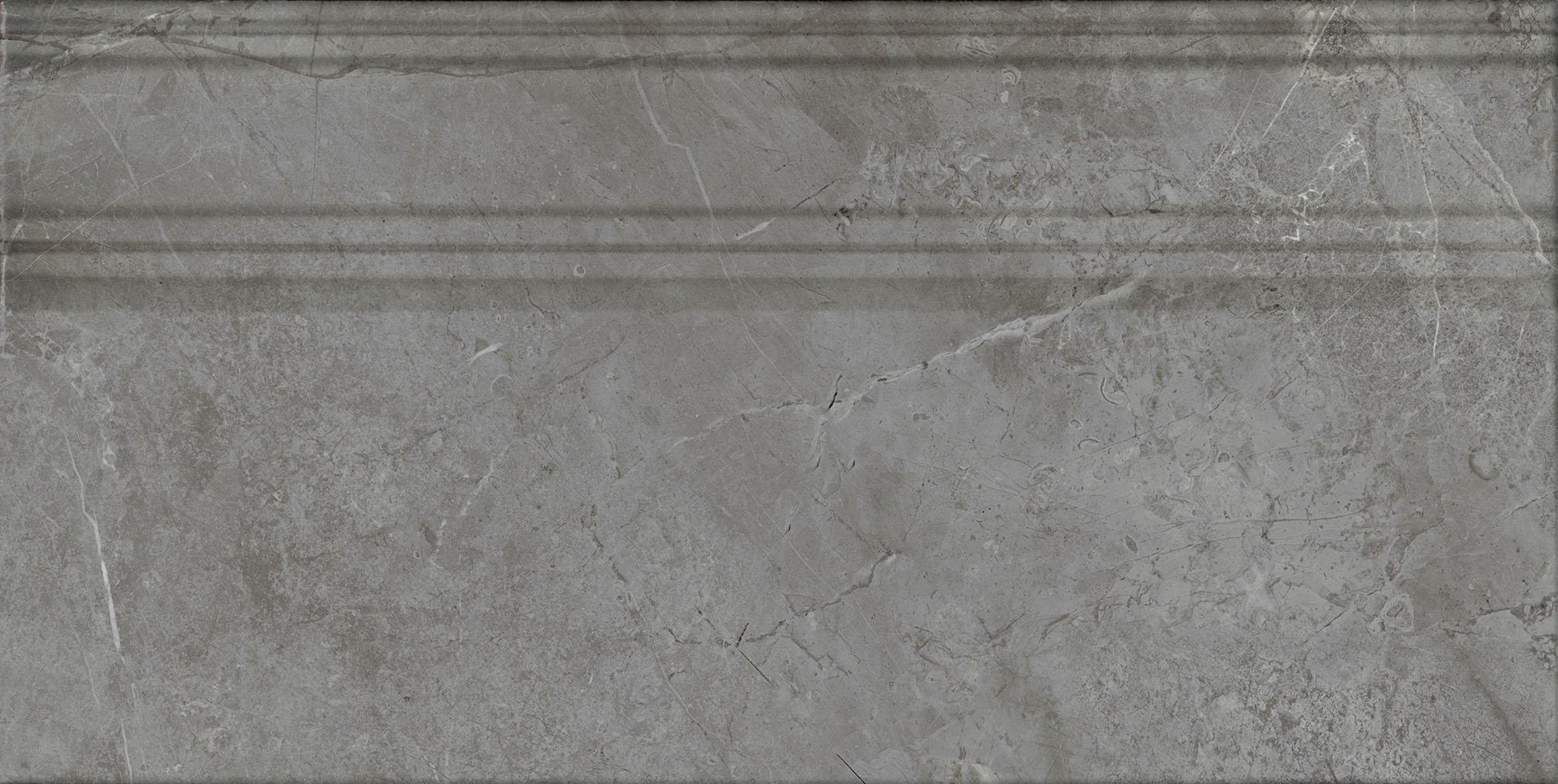FME031R Плинтус Риальто серый тёмный глянцевый обрезной 20x40x1,6 Kerama Marazzi