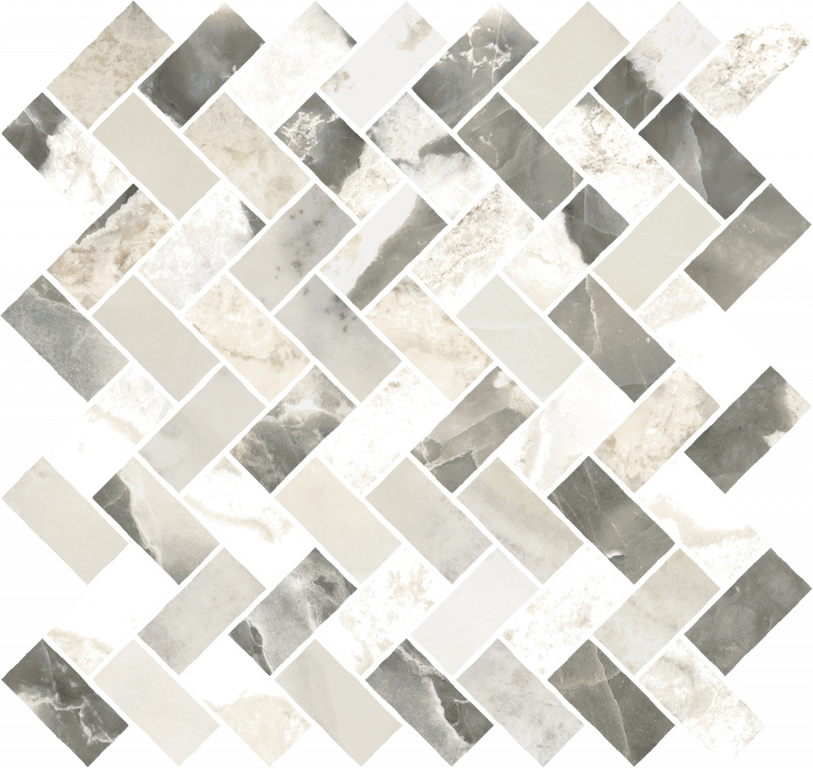 620110000218 Stellaris Dover Light Mosaico Cross Nat 31.5x29.7 Italon