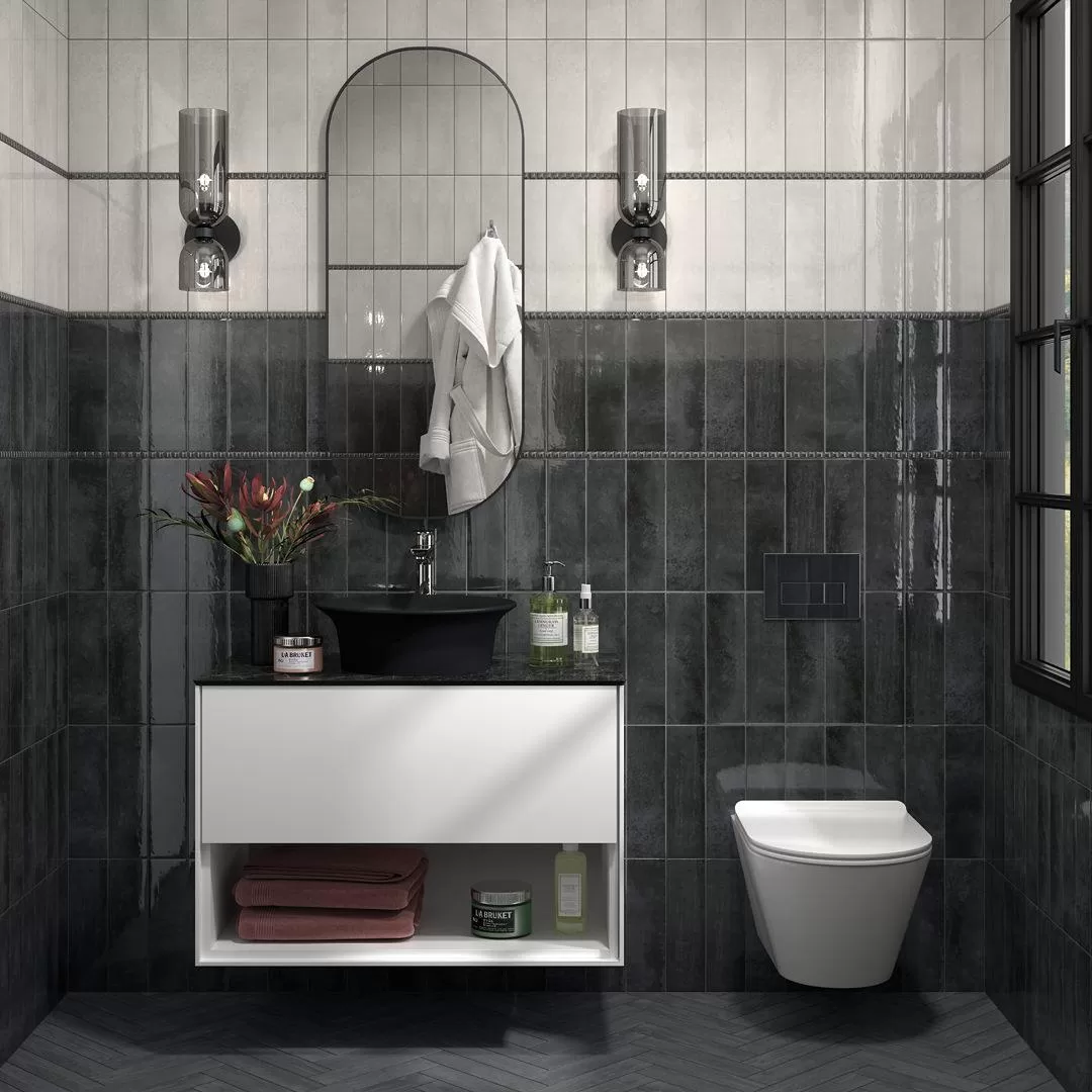 9042 Тракай коричневый темный глянцевый 8.5x28.5 Kerama Marazzi фото 10
