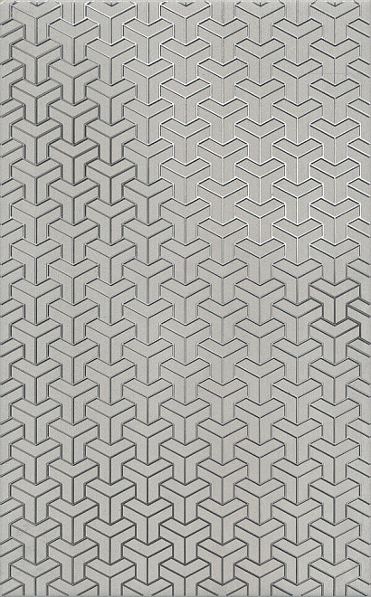 HGD/B371/6398 Декор Ломбардиа серый 25*40 Kerama Marazzi