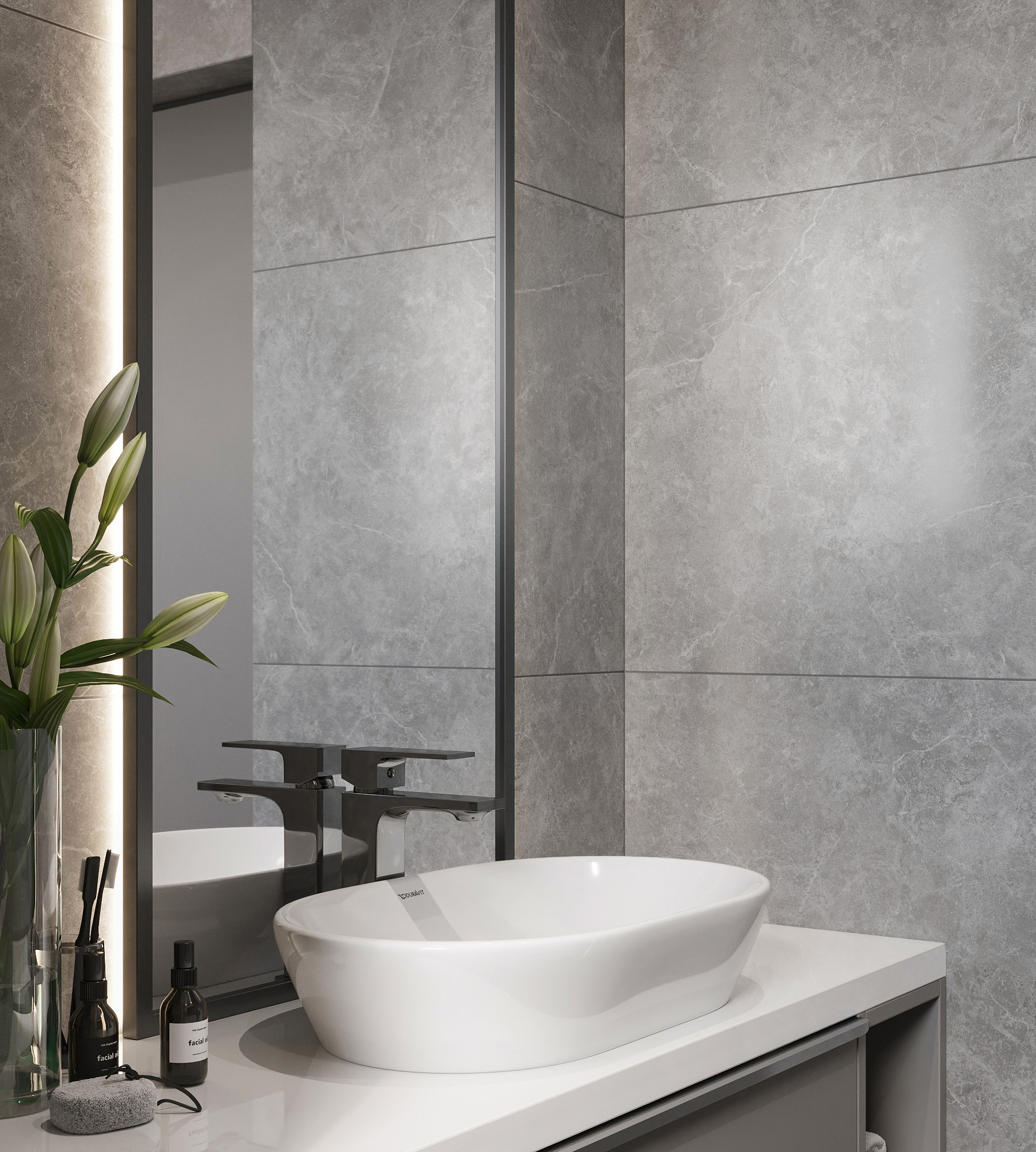 SL1003-A Oviedo Silver Solido 60x120 Creanza
