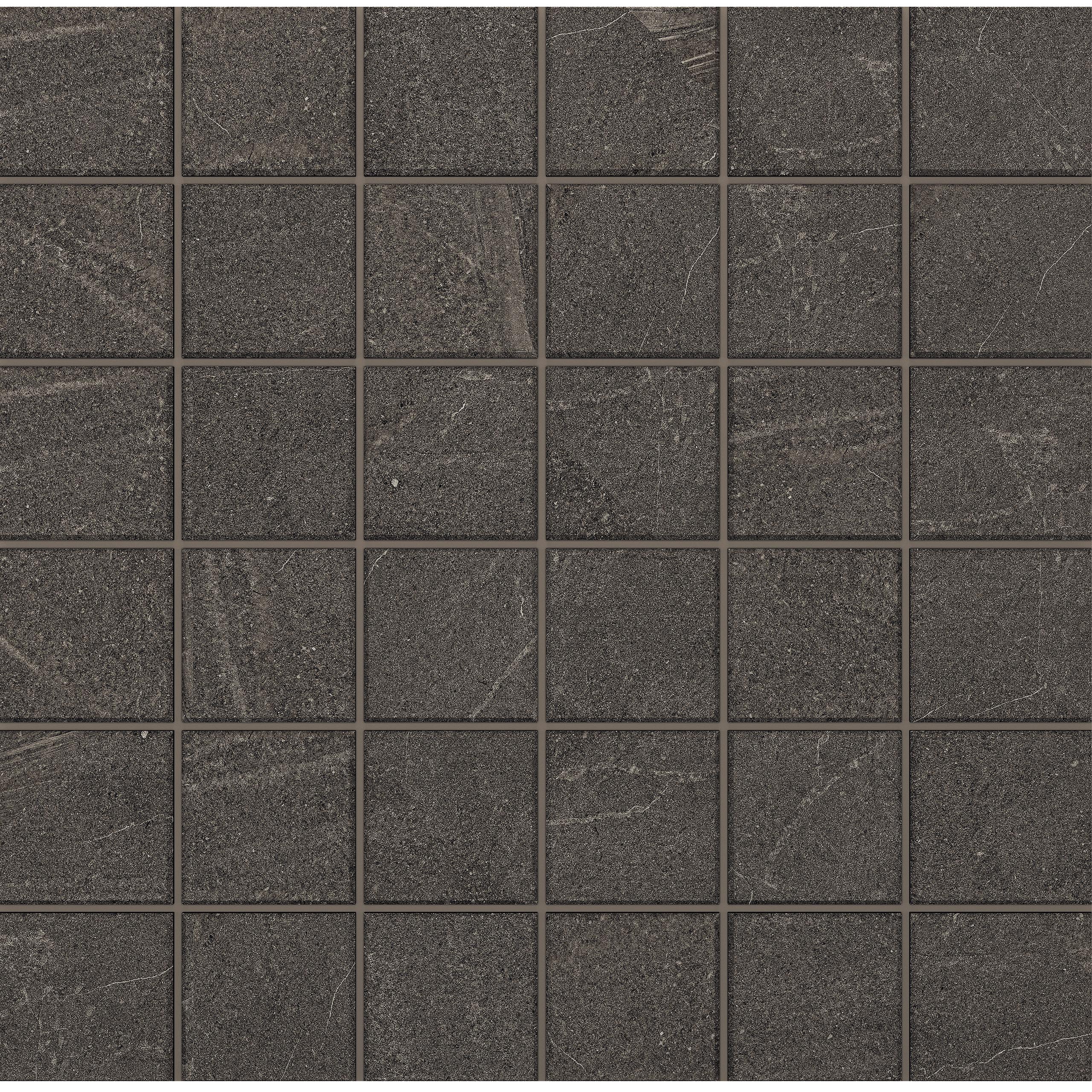 Мозаика GB03 Gabbro Серый Неполированный (5х5) 30x30x9 Estima