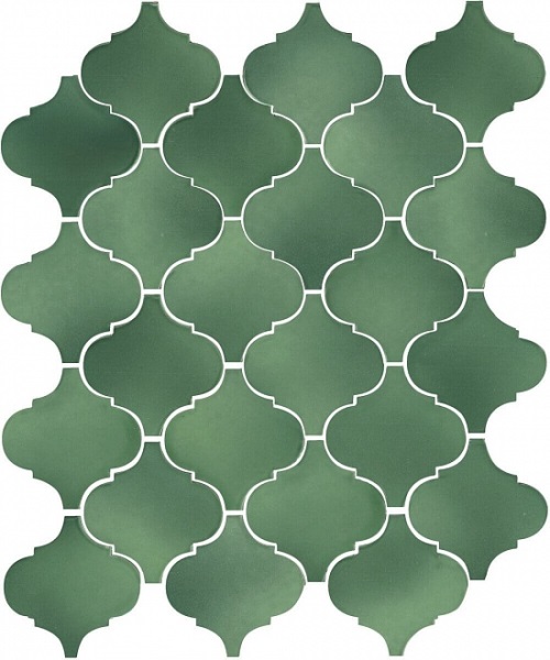 65008 Арабески Майолика зеленый 26x30 Kerama Marazzi