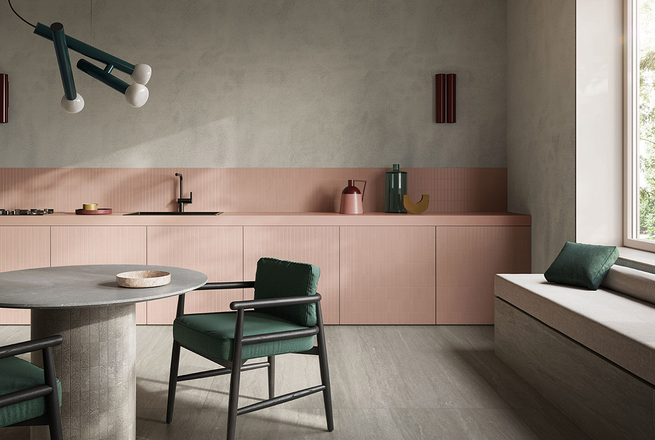 DR05BAR Dorset Tortora Cross Cut Ribbed SQ. 60x120 Italgraniti