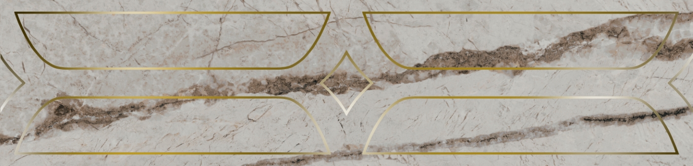 KMB3STA001BR Бордюр Ифран серый светлый глянцевый обрезной 60x14,5x0,9 Kerama Marazzi