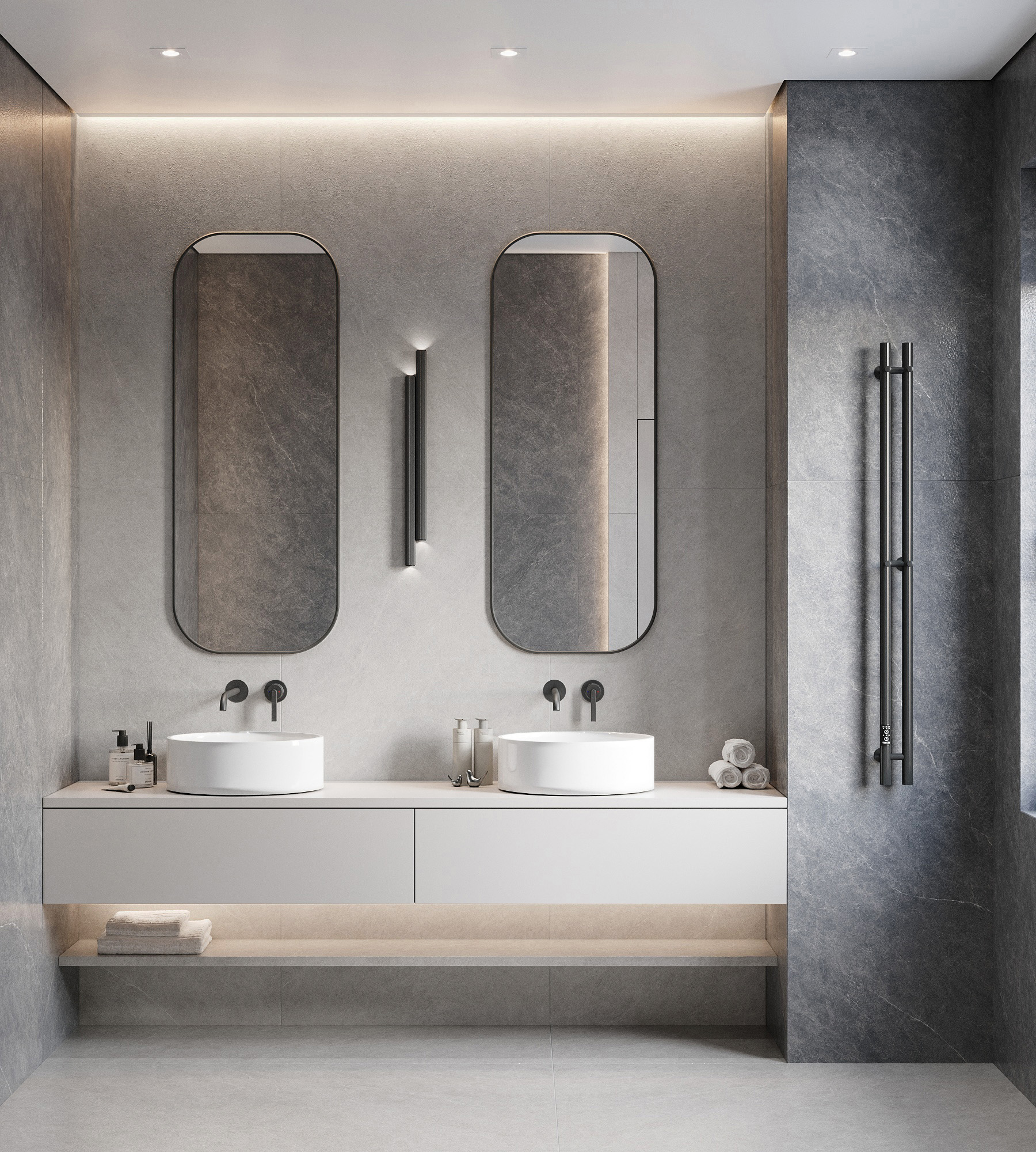 CZ-SL02-B Listello Gris Solido 80x160 Creanza