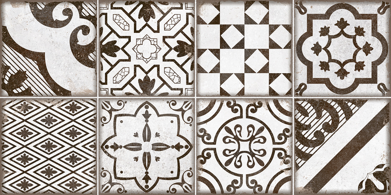 TWU2550BOH17 Boho рельефная 249x500x8 Alma Ceramica (Уралкерамика)