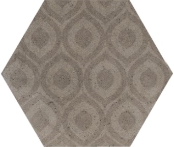 1047253 RIABITA ESAGONA FABRIC FENG SHUI 24x27,7 Serenissima Cir