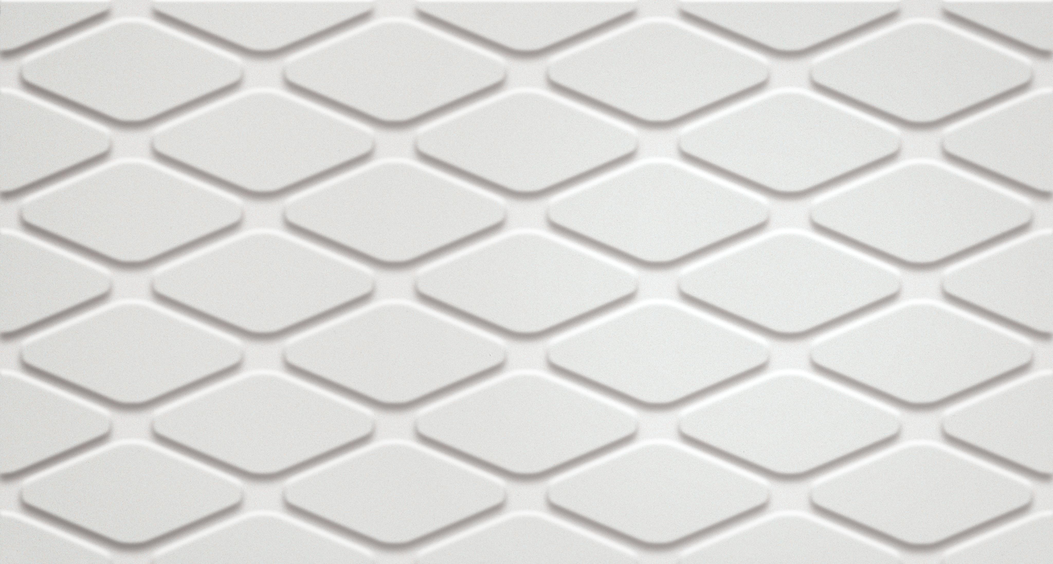 600010002253 3D White Rhombus Matt/3Д Вайт Ромбус Матт 30.5x56 Atlas Concorde Russia