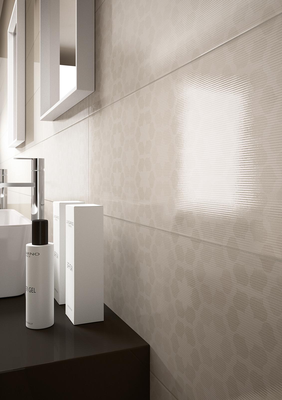 MLER Colourline White/Blue Decoro 22x66.2 MARAZZI Italy