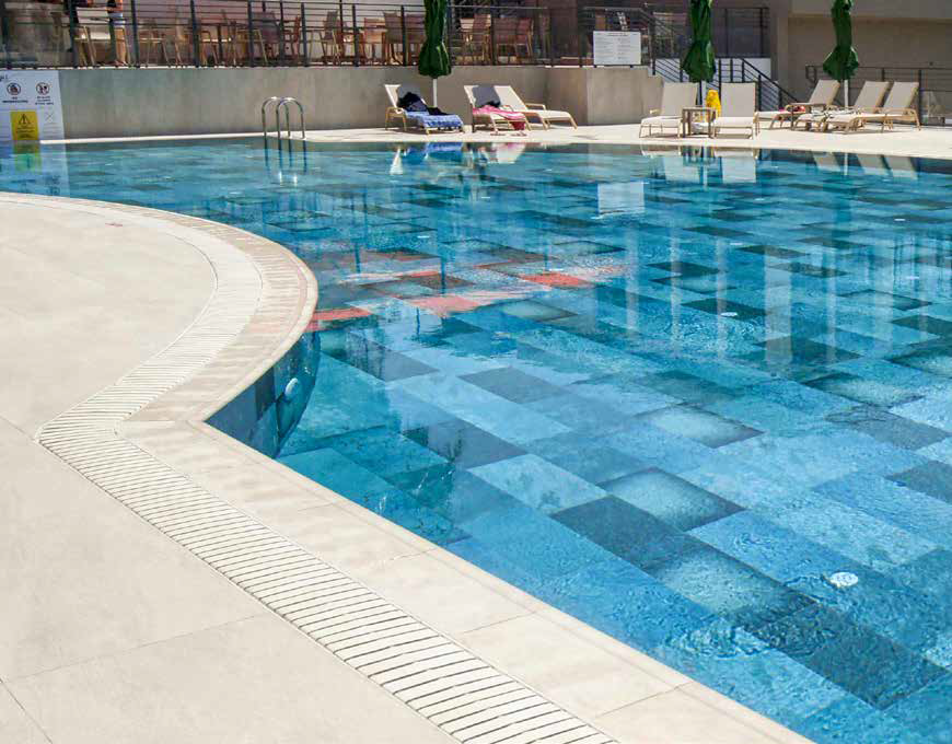 PMST Ступень Pool Mix Antislip 33х66 Serapool