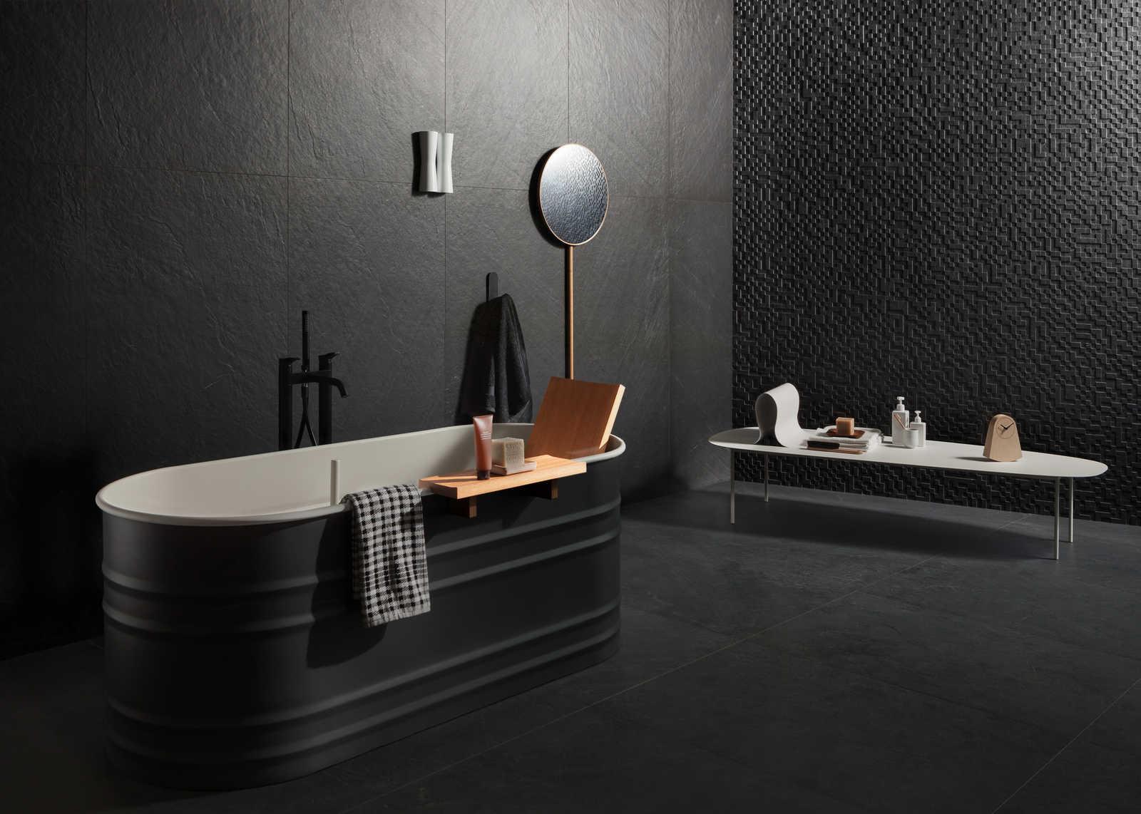 M03W Lavagna Nero Rett 75x75 MARAZZI Italy