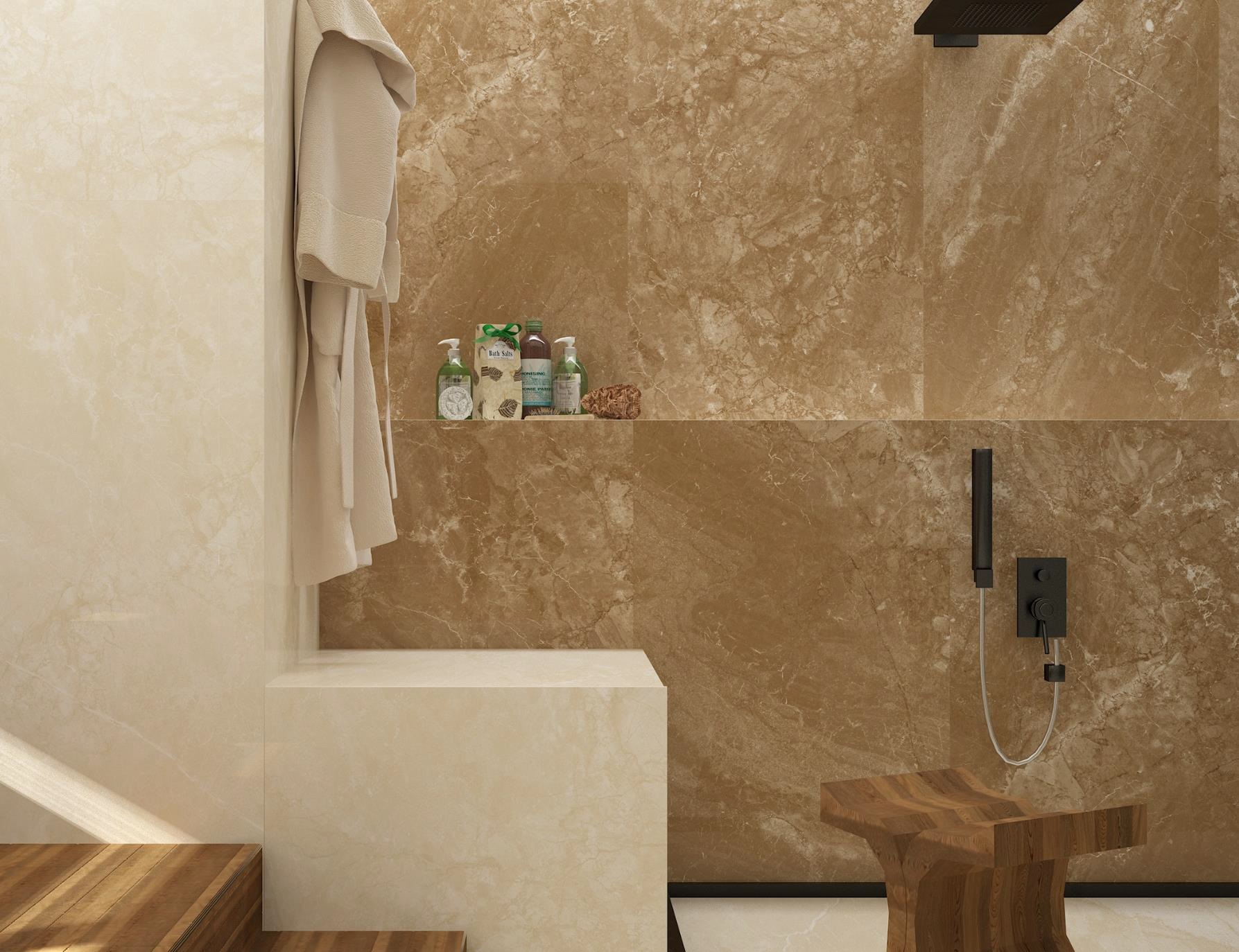 N9232T49 Amantus Cream Polished Rect 60х120 Novin Ceram Yazd Tile Co
