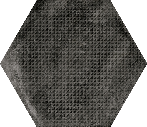 23604 Urban Hexagon Melange Dark 29,2X25,4 EQUIPE