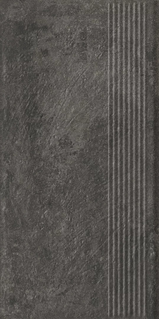 Carrizo Basalt Stopnica Prosta Struktura Mat 30x60 Paradyz