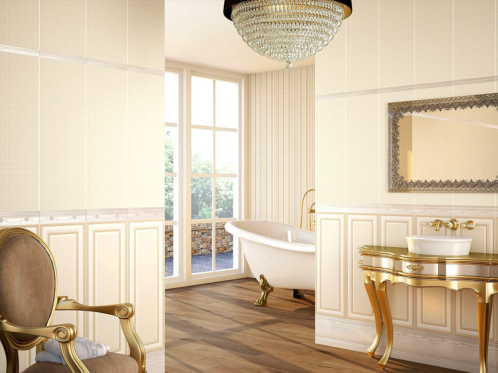 Loire Moldura Candes Ivory 5x25 Ape Ceramica