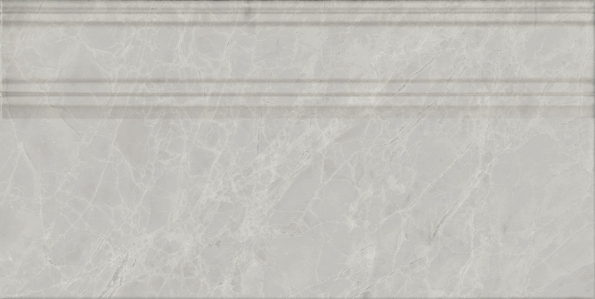 FME027R Плинтус Риальто серый светлый глянцевый обрезной 20x40x1,6 Kerama Marazzi