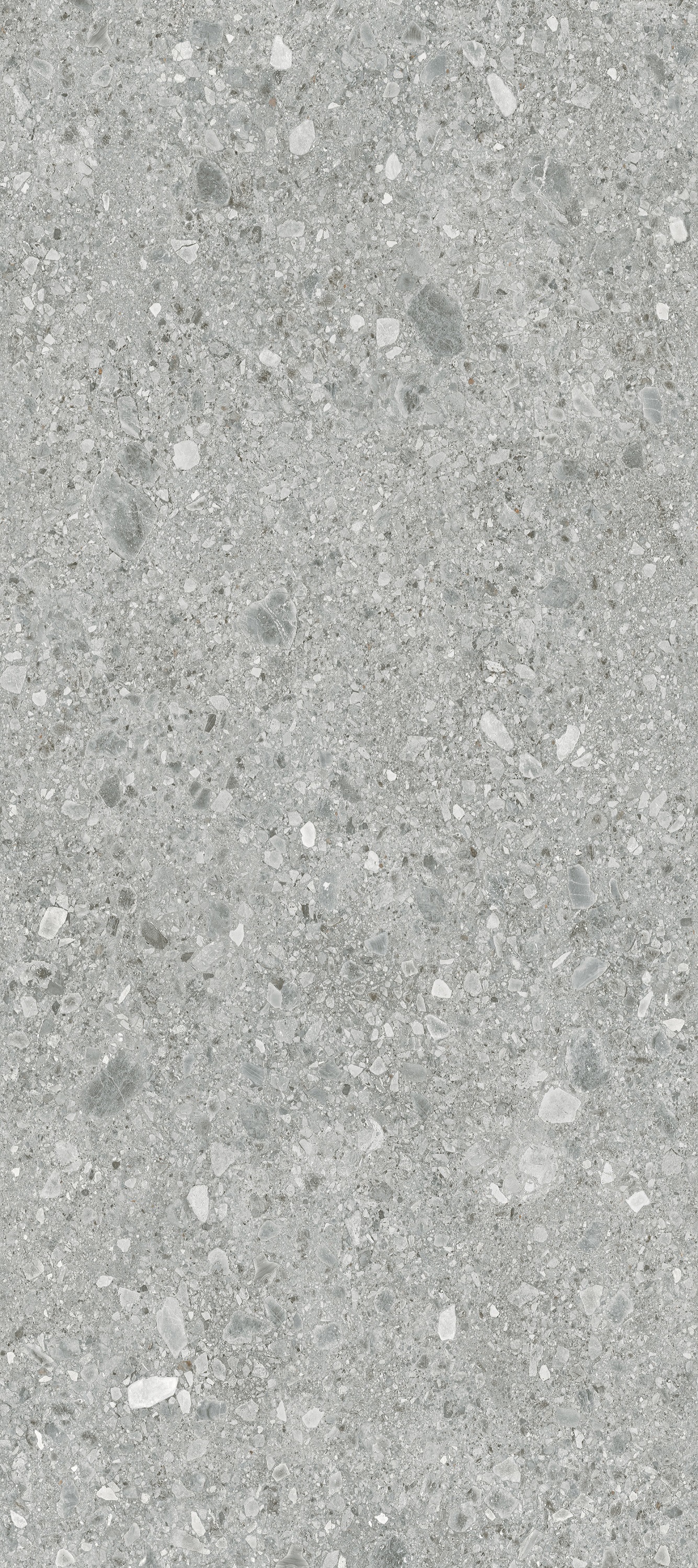 Terrazzo Light Grey Спеченный камень 1200x2700x6 Delfone