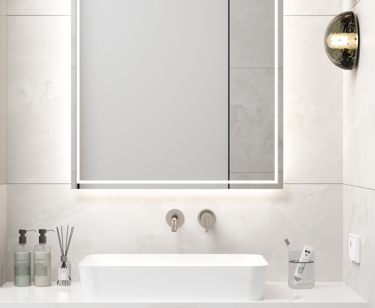 Onyx Lux Bianco белый полированный матированный 60х120 Laparet