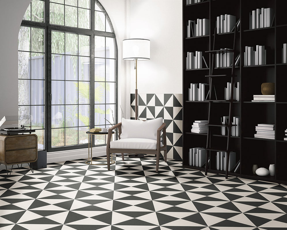 Fired Star Black Mate 20x20 Mainzu