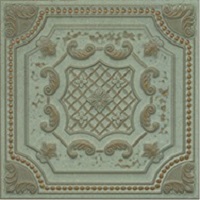 Gatsby green tin 20x20.1 Aparici