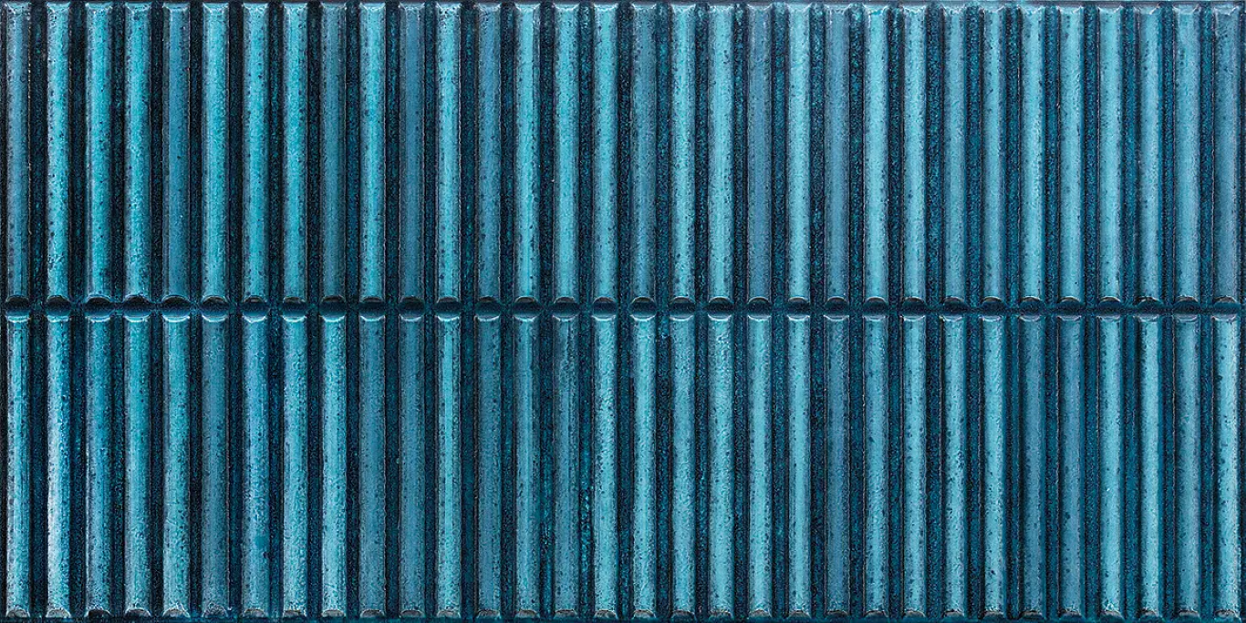 05232 Homey Stripes Blue Glossy Ret 30x60 Ceramiche Piemme