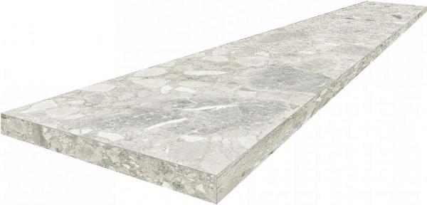 620070002486 White Scalino Angolare Dx 120х33 ColiseumGres