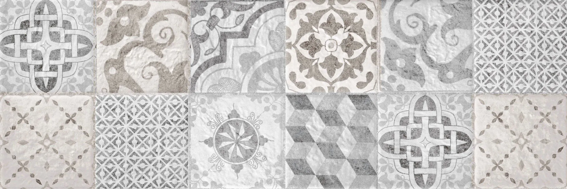 Paris Patchwork decor 25x75 Ceramika Color