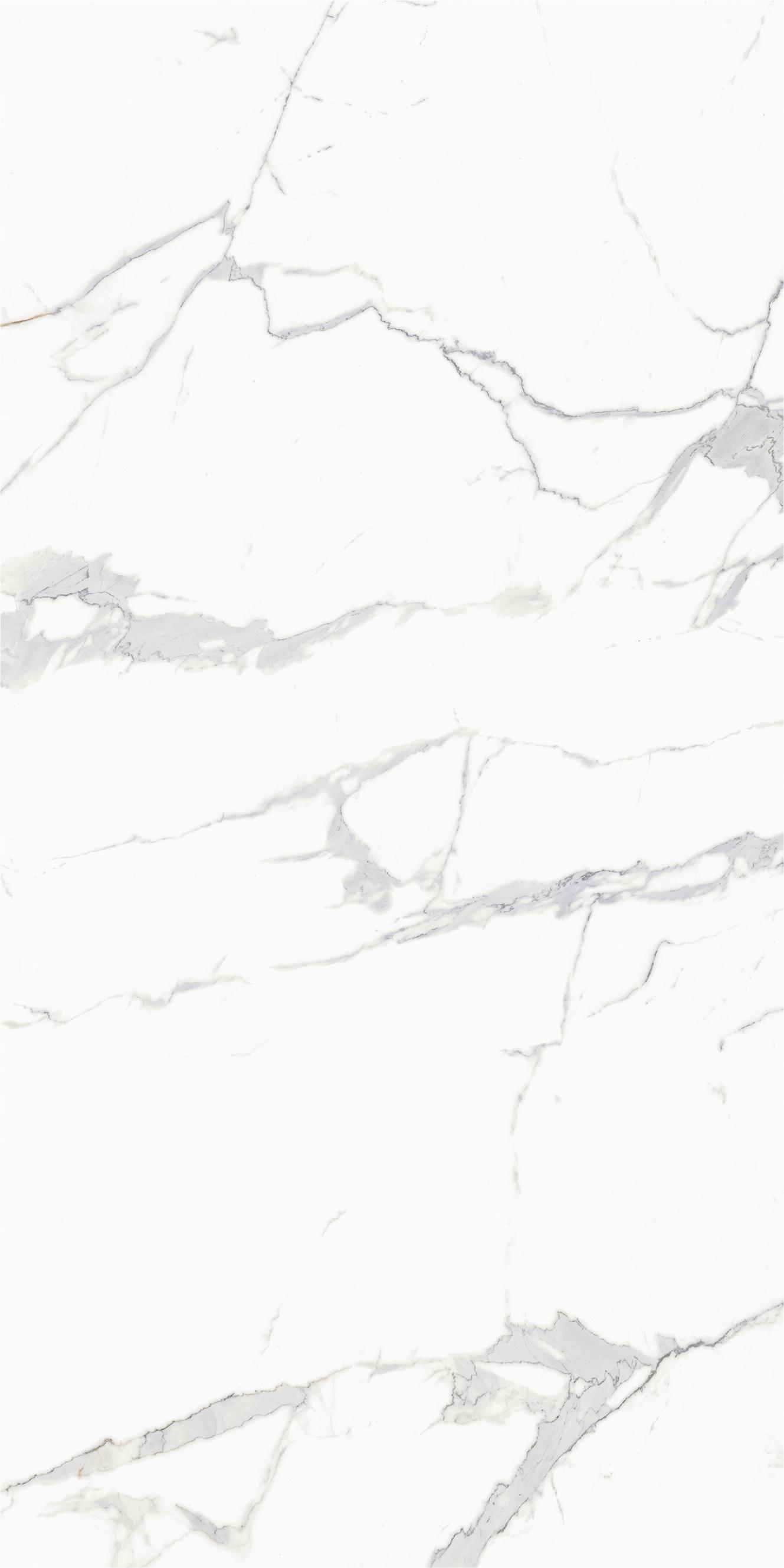 610015000683 Stellaris Statuario White Lux Ret 80x160 Italon