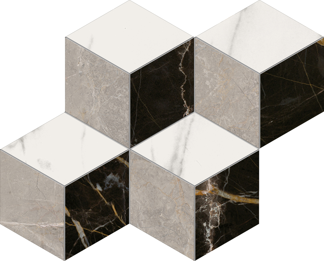A2MR Mosaico Rombi Lappato 30.5x35.2 Keope