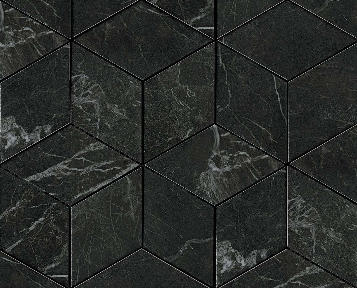 ADVP Marvel Noir St.Laurent Mos. Esagono Lapp 30х35 Atlas Concorde