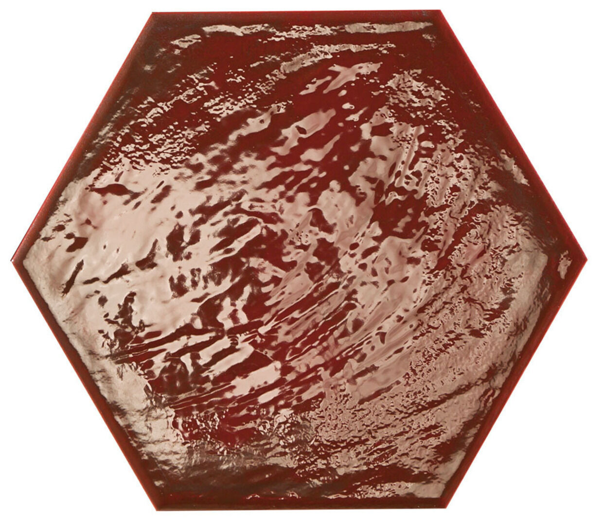 Rain Bordeaux Hex 19.8x22.8 Prissmacer