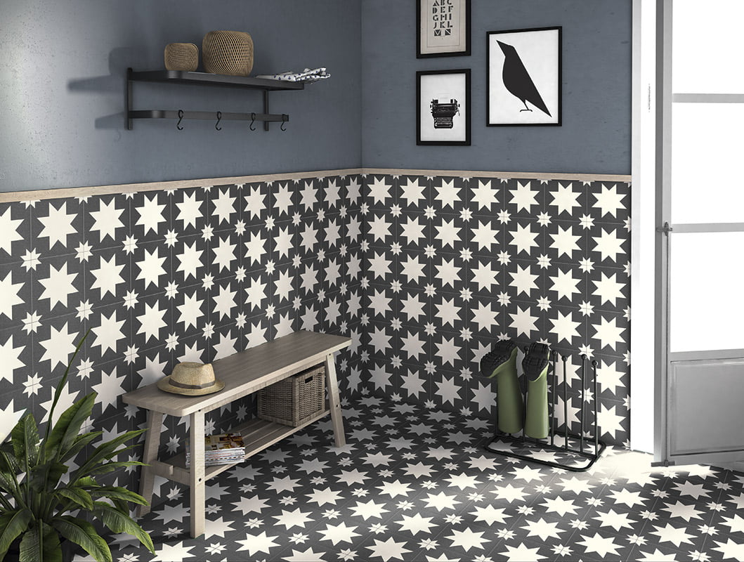 Fired Star Black Mate 20x20 Mainzu