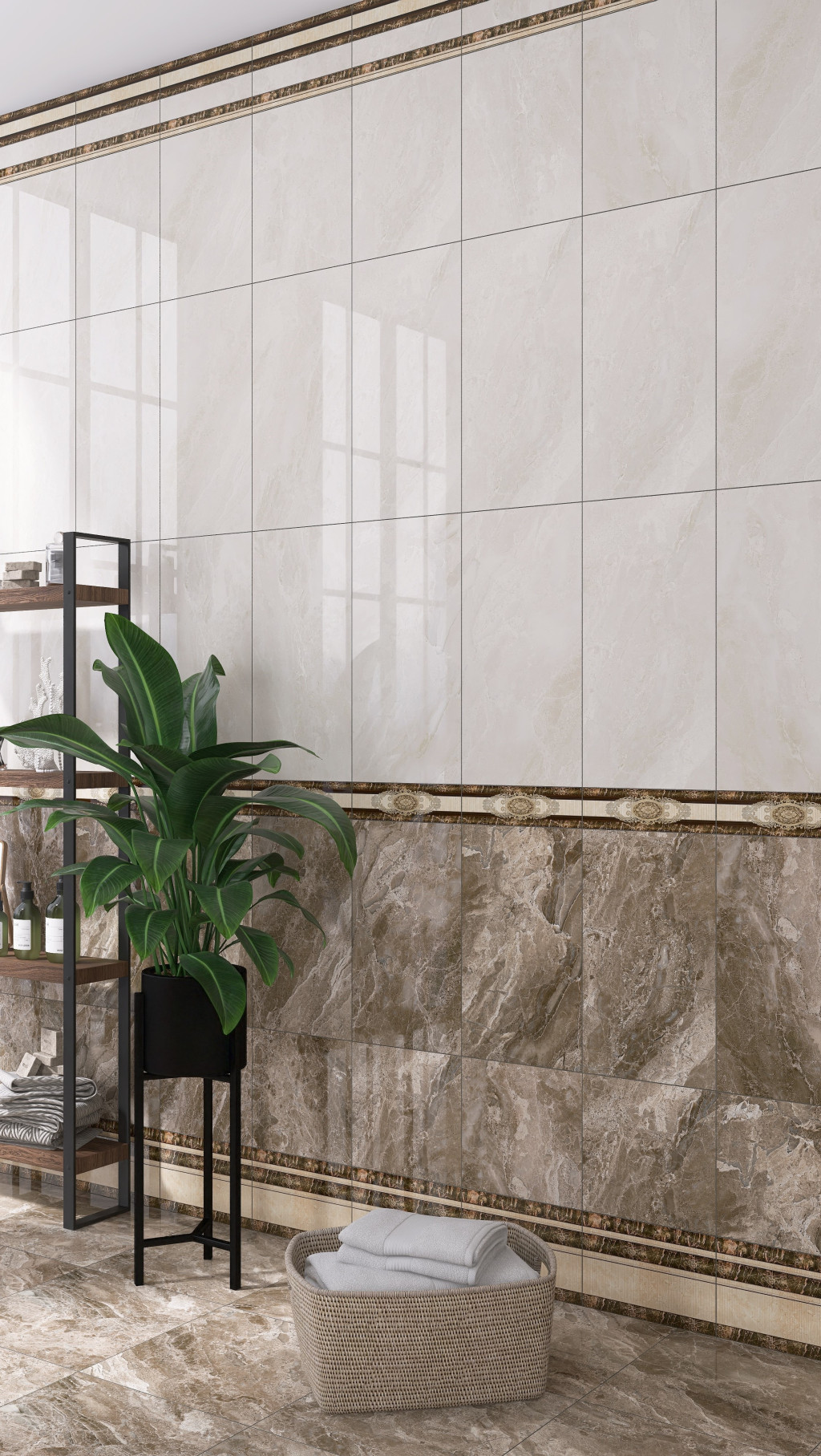 281 Бордюр Hermitage 8.5x30 Eurotile Ceramica фото 10