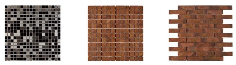 PIX732 Мозаика из меди 98x23 300х300x8 Pixmosaic