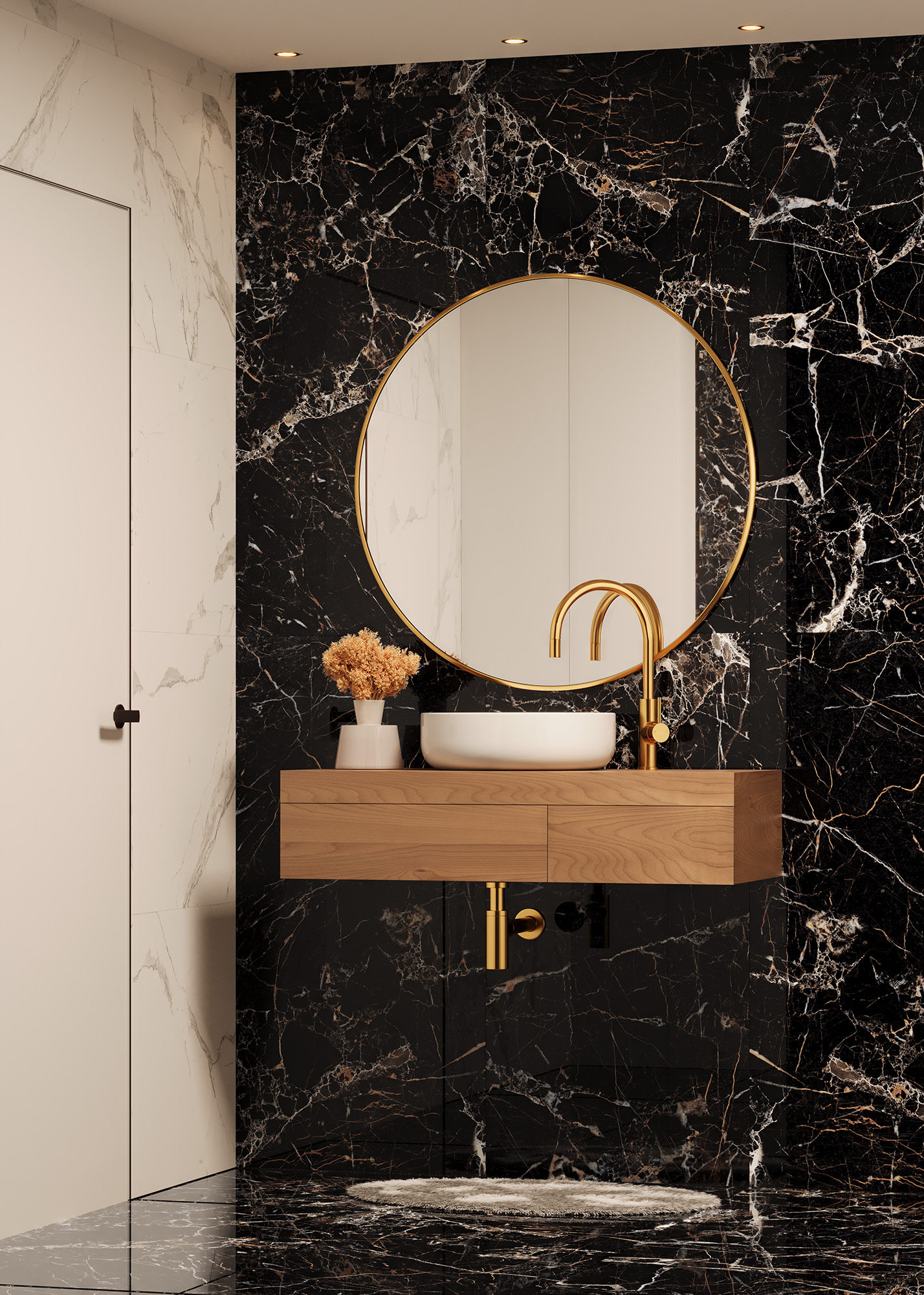 HG2007-A Torino Black High Gloss 60x120 Arcadia Ceramica