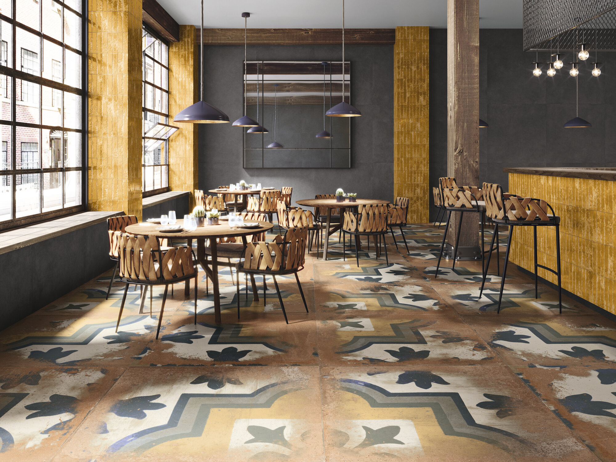 A042409 Palanzo Ecru Rect. 60x60 Ape Ceramica