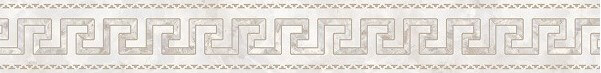 262560 Fascia greca Onice Bianco 10x78 Versace (Gardenia Orchidea)
