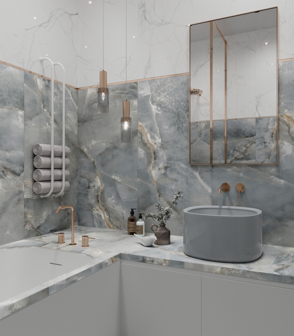CR4020-A Ascoli Beige Carving 60x120 Arcadia Ceramica