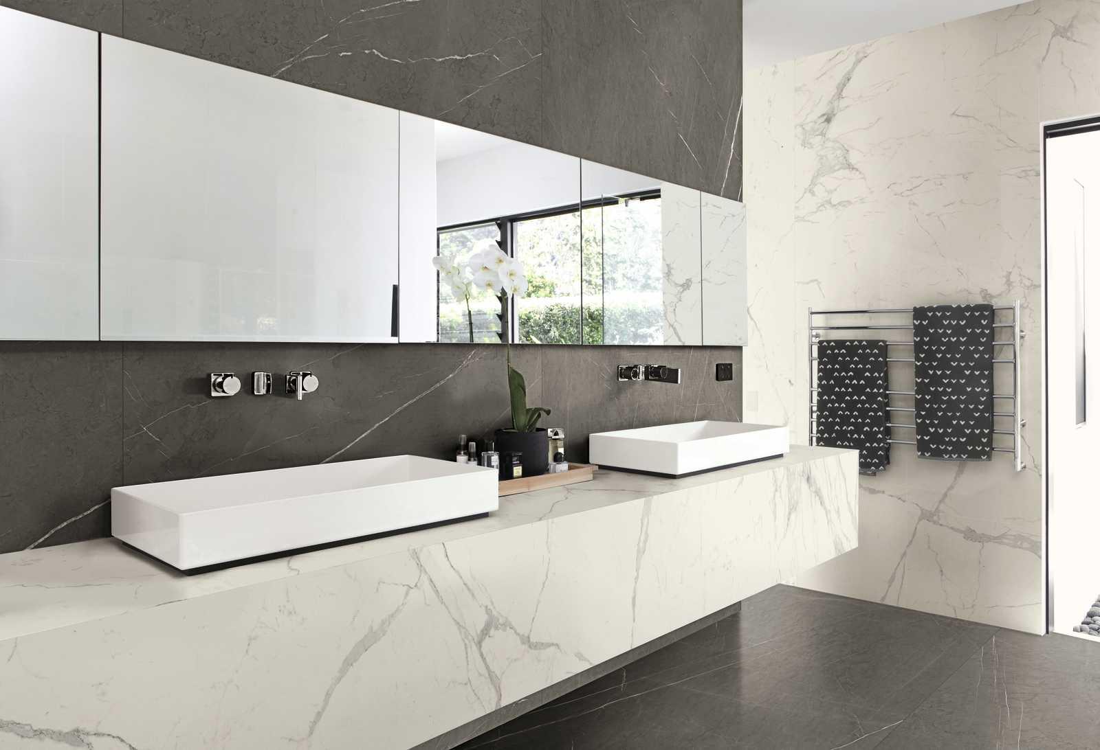R6RL Maiora Marble Effect Calacatta Oro Glossy Rett 120x240 Ragno Marazzi
