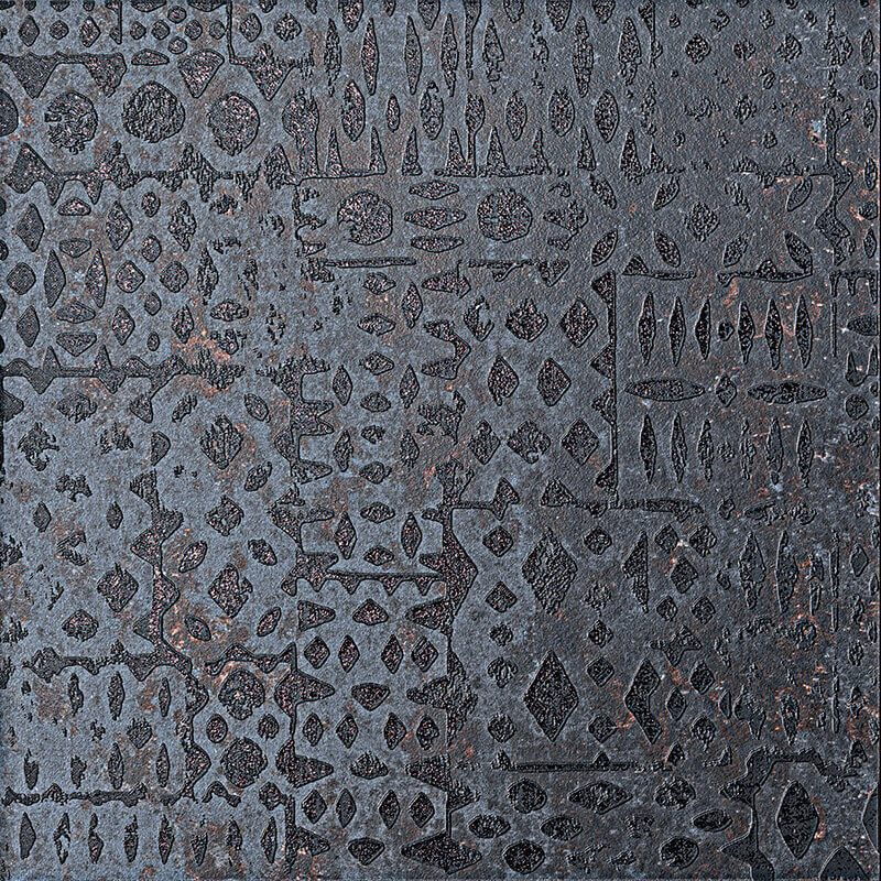 1062873 Decori Costruire Lamiera Mix Nero 25х25 Serenissima Cir