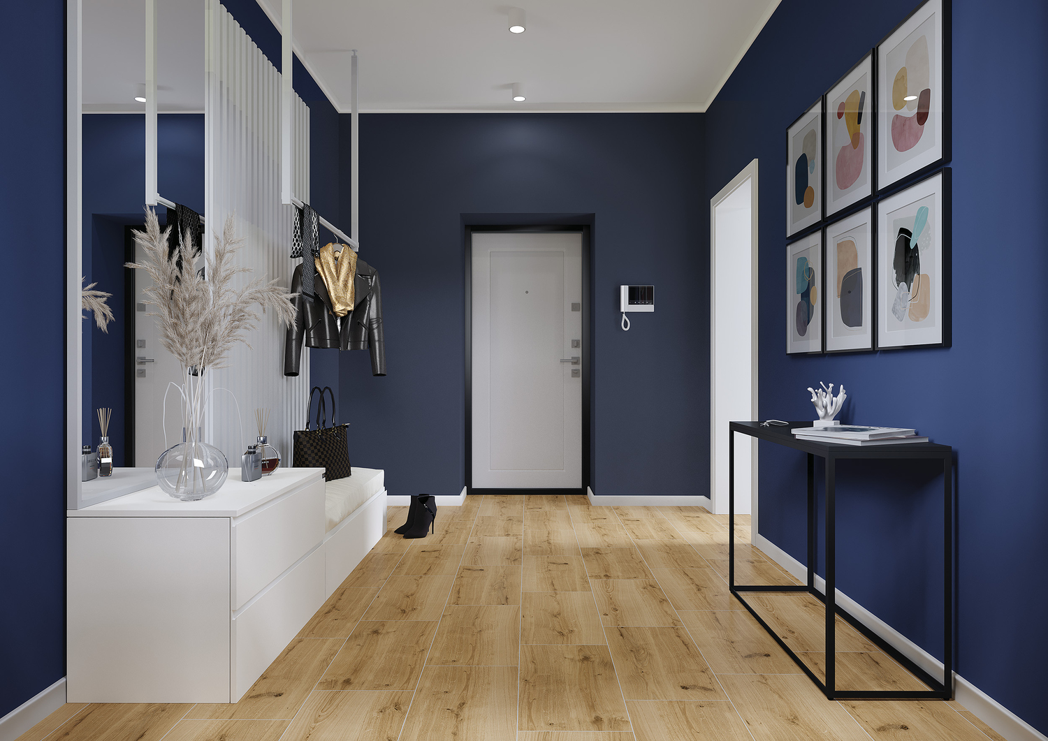 WS5A156 Плинтус Woodhouse темно-бежевый 7x59,8 Cersanit