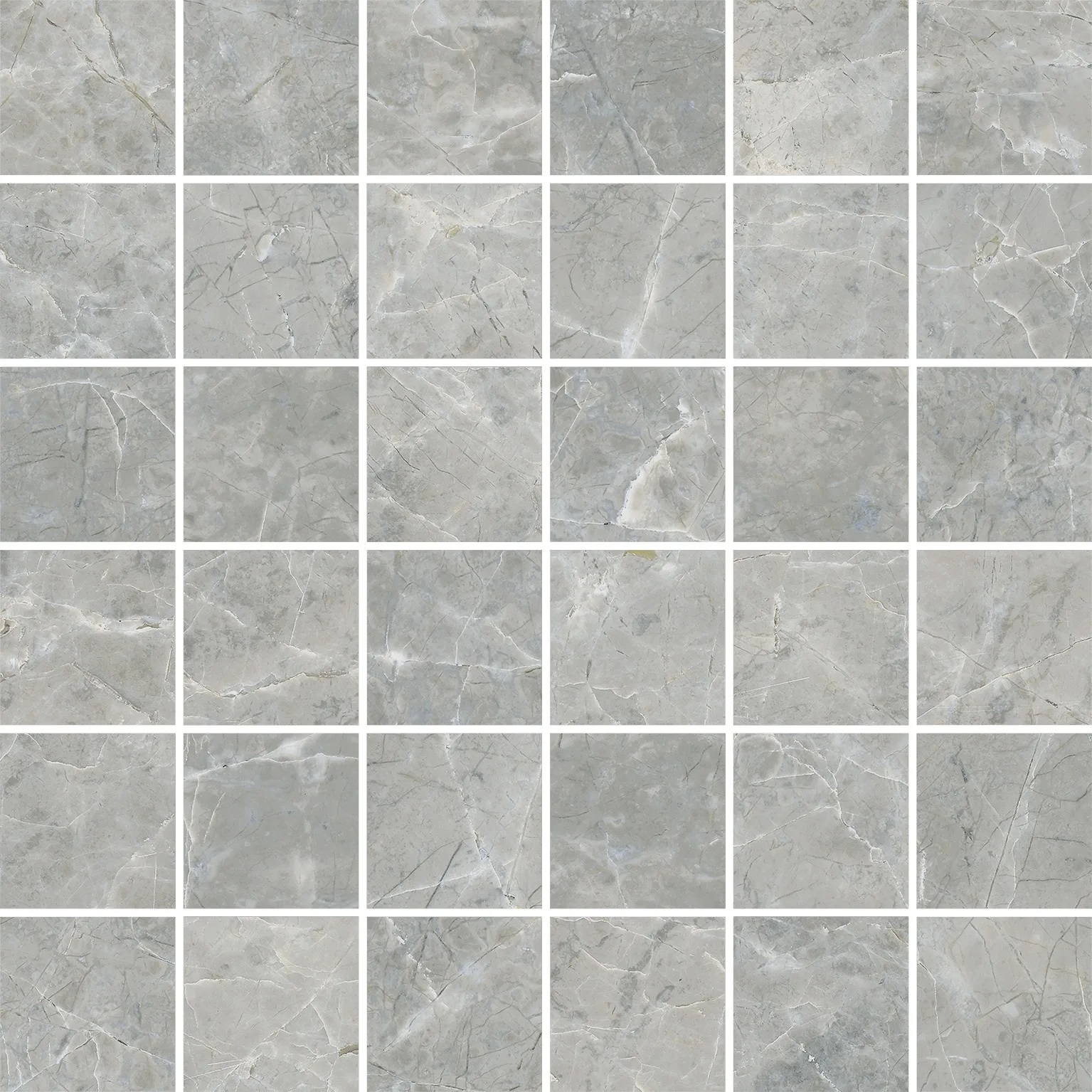610110001258 Canova Grey Mosaico 30x30 ColiseumGres