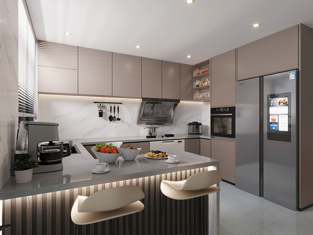 White Marble Basconi Home
